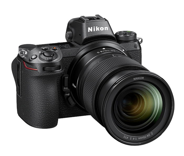 A front view of the Nikon Z7 Mirrorless camera