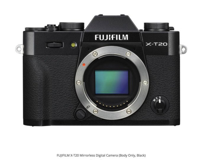Fujifilm X-T20 best camera for real estate photography