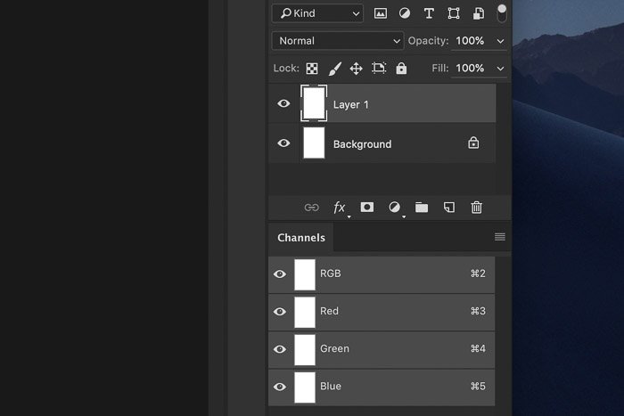 A screenshot showing how to create a Digital background in Photoshop - duplicate a photoshop background 