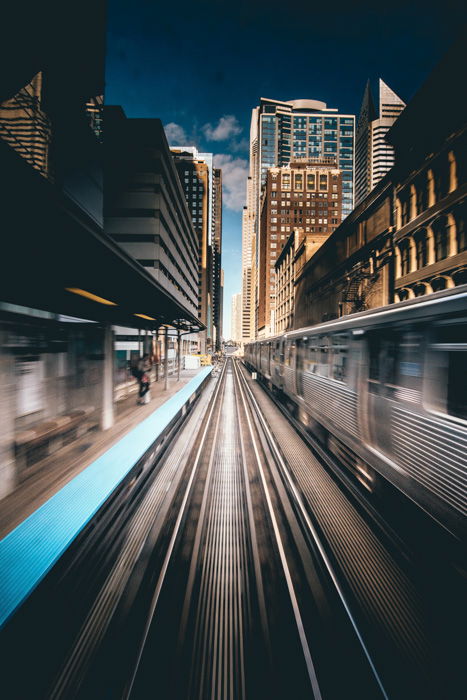 A striking cityscape shot using a nd filter for time lapse photography 