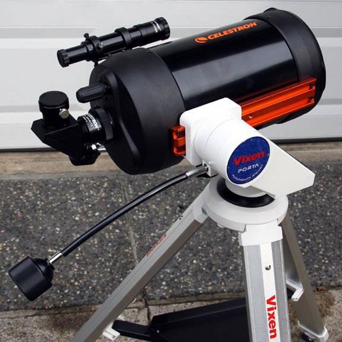 A typical visual setup based on Alt/Az mount. best telescope mounts for astrophotography