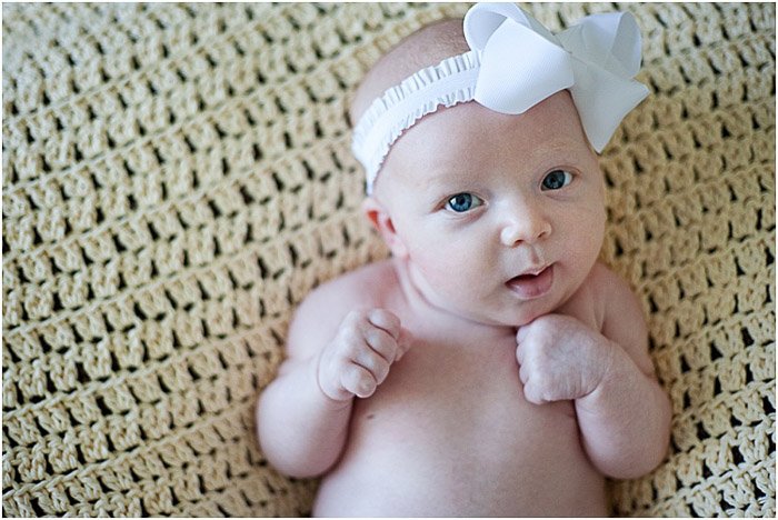 Sweet portrait of a newborn baby - newborn photography mistakes to avoid