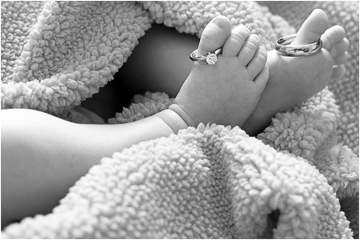 Sweet portrait of a newborn baby - newborn photography mistakes to avoid
