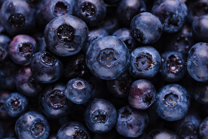 Close up photo of blueberries - colorful photography ideas