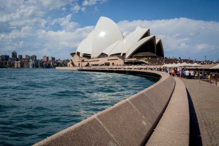 View of the Sydney Opera house