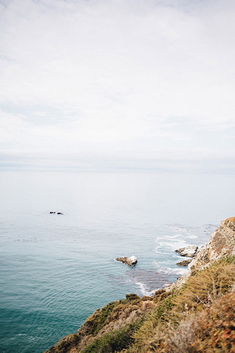 Aerial shot of a stunning coastline - quality light for the day