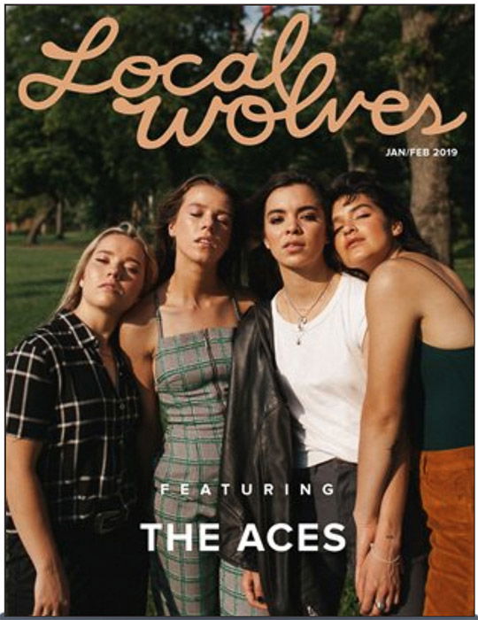 The cover of Local Wolves magazine for photography submissions