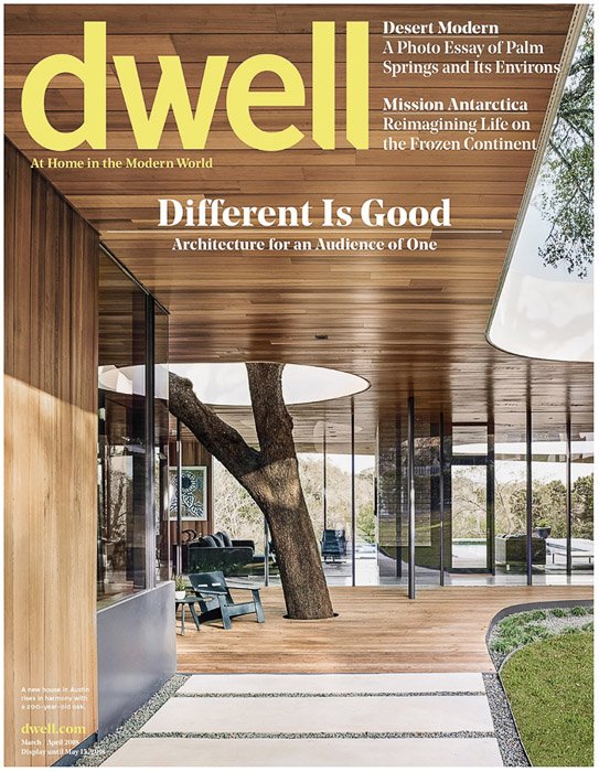 The cover of Dwell magazine