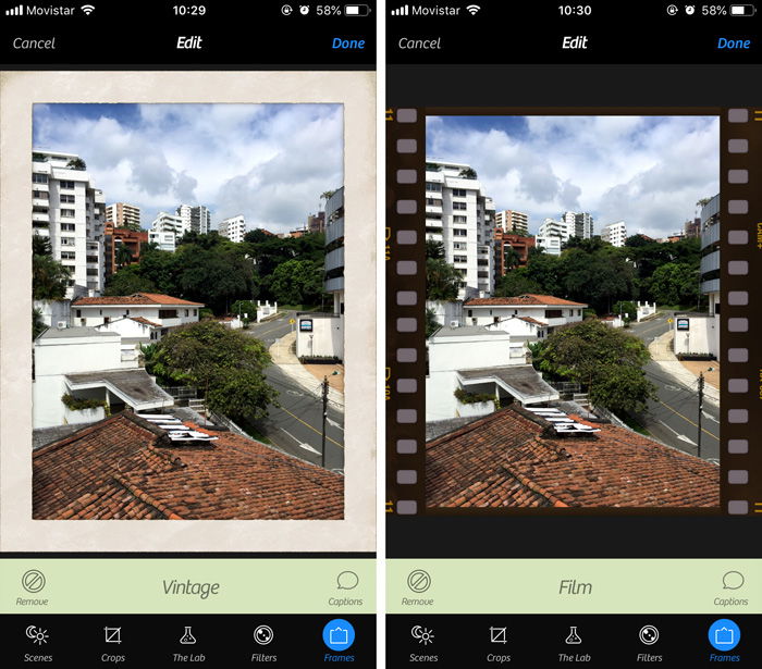 A screenshot of the Camera+ Interface - best iphone app