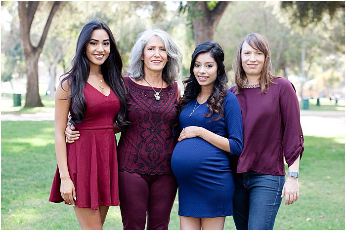 Sweet outdoor mother daughter photoshoot