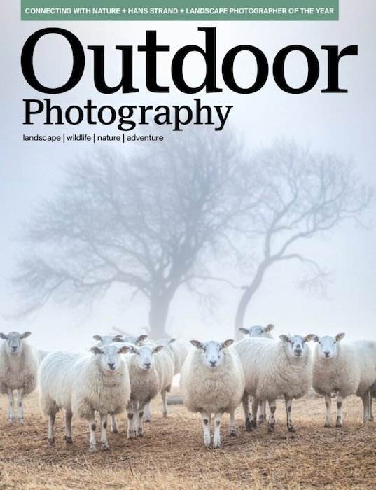 Sheep cover for Outdoor Photography, one of the top magazines looking for photo submissions
