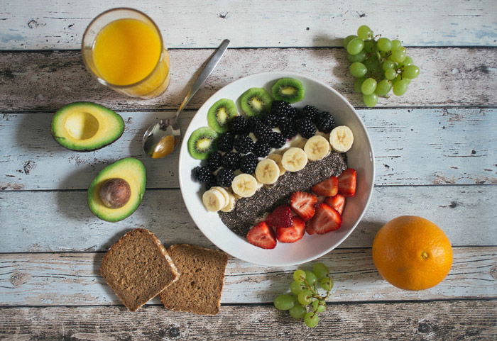 Beautiful food photography flat lay on a rustic background - photography themes