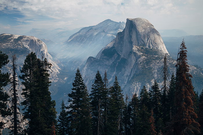 Sentinel Dome - one of the best viewing spots in Yosemite national park