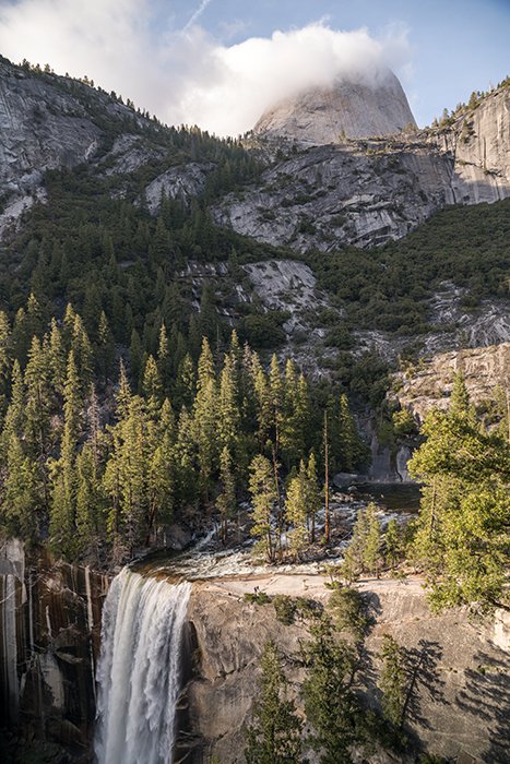 Vernal Fall - best waterfalls for yosemite park photography 