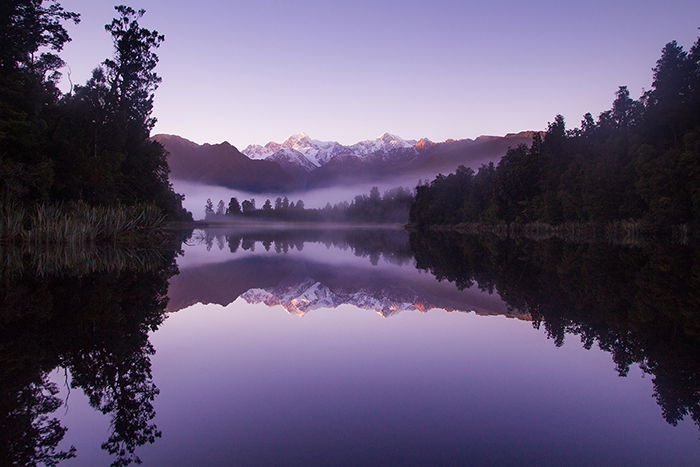 Lake Matheson, New Zealand landscape photography 