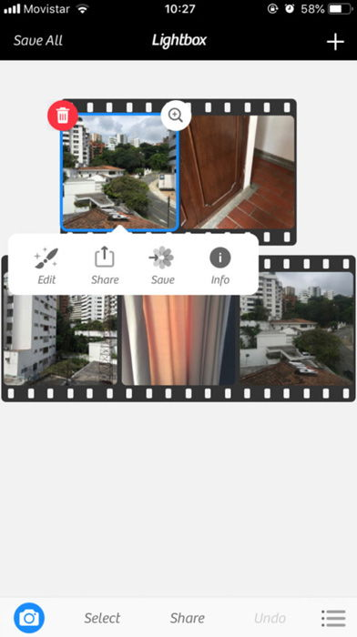 A screenshot of the Camera+ Interface - best iphone app