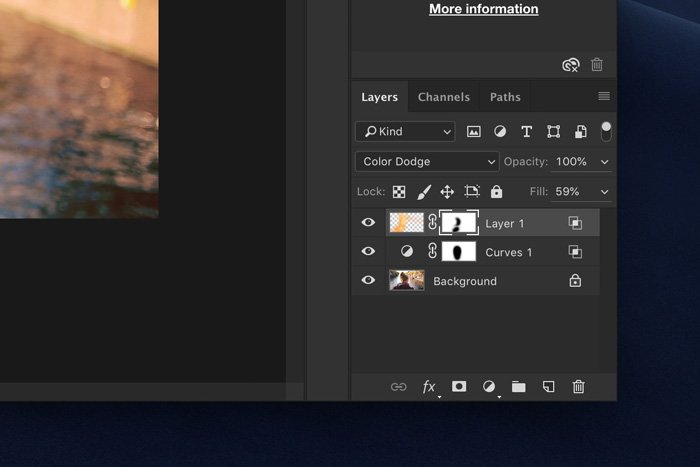 a screenshot showing layer mask in Photoshop
