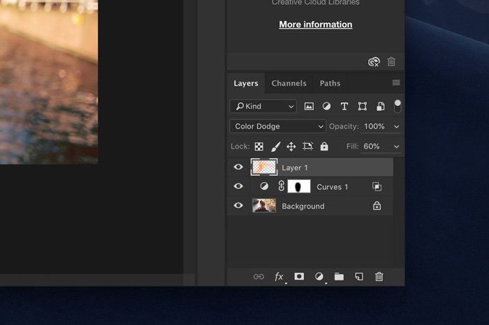 a screenshot of editing in Photoshop