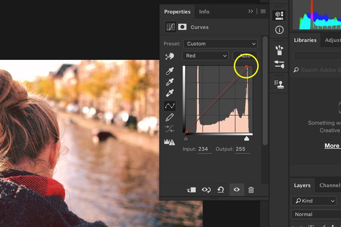 a screenshot showing how to add color in Photoshop