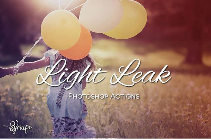 Film Light Leak Effect Action - free photoshop actions