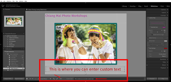 How to Create a Cool Lightroom Slideshow  Step by Step  - 1