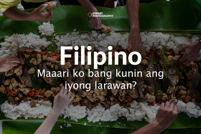 how to say can i take a picture in Filipino