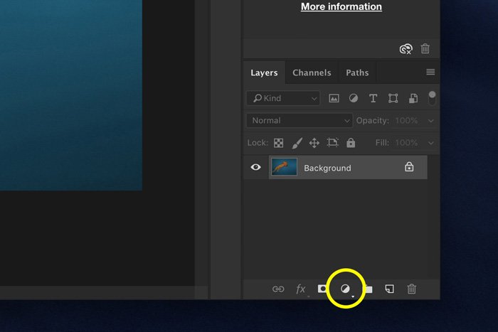 a screenshot showing how to edit underwater images in Photoshop