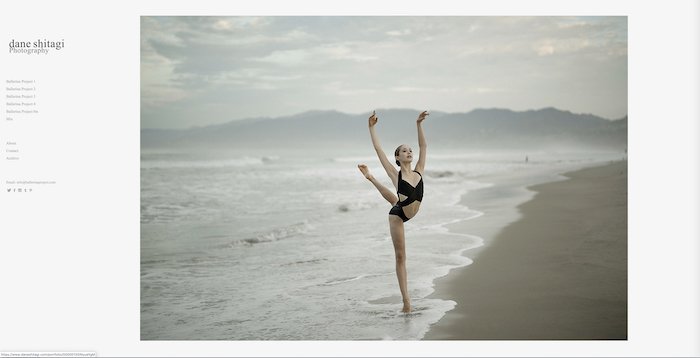 Photo of a ballerina by Dane Shitagi