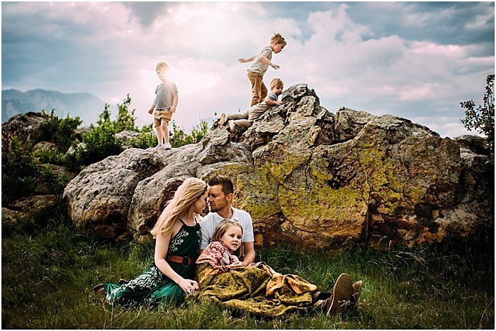 A family photo in the nature by Stormy Solis