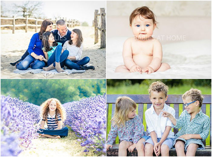 A montage of family photos from Vicki Knights