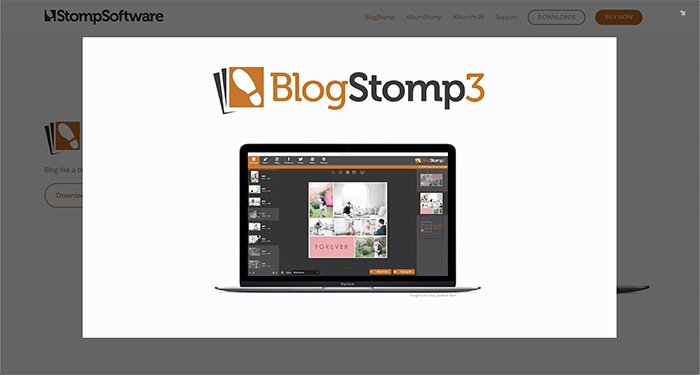 Screenshot of BlogStomp 3