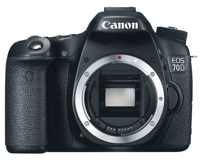 Image of the Canon 70D camera body 