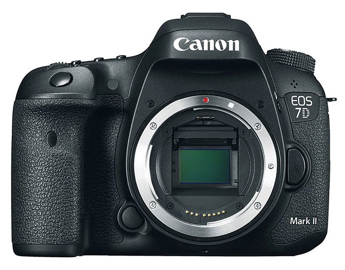 The Canon 7D camera body 