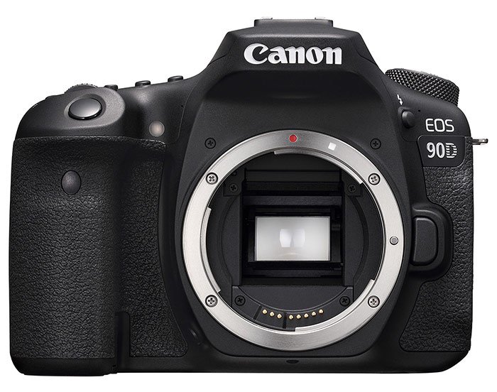 Image of the Canon 90D camera body 