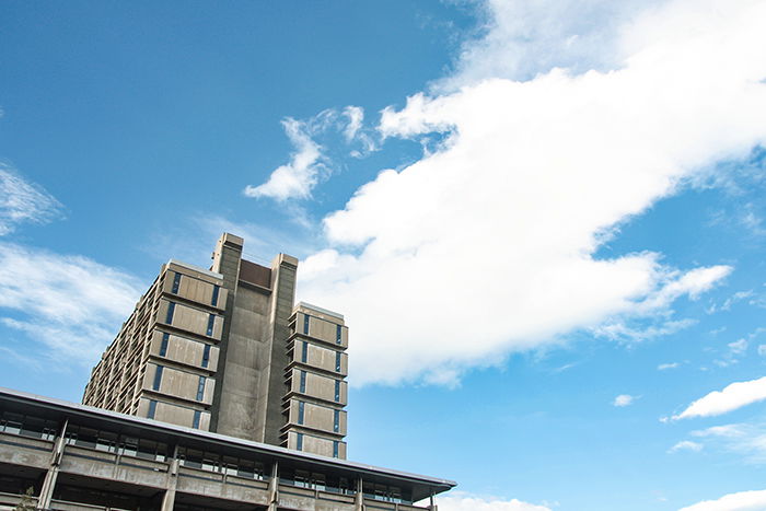 Photo of a building under the blue sky