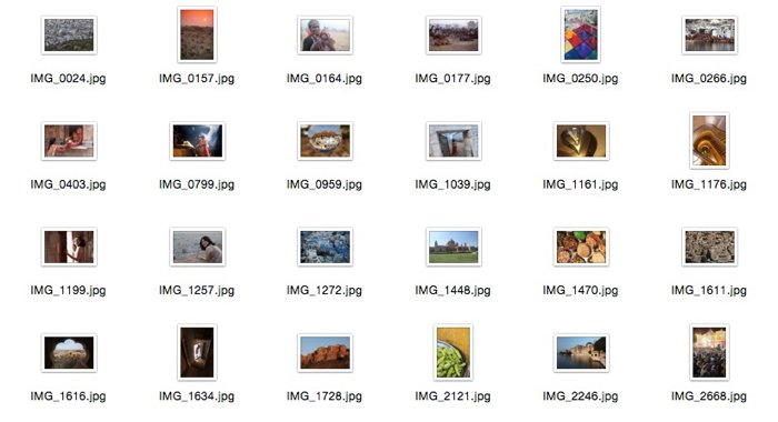 Illustrative photo of jpeg files