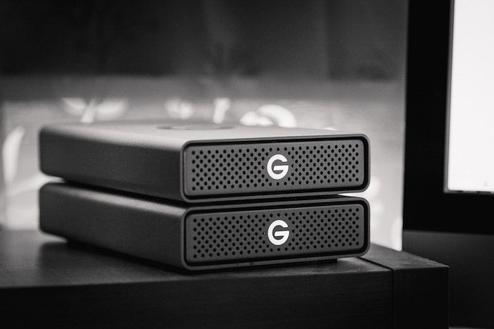 two external hard drives 