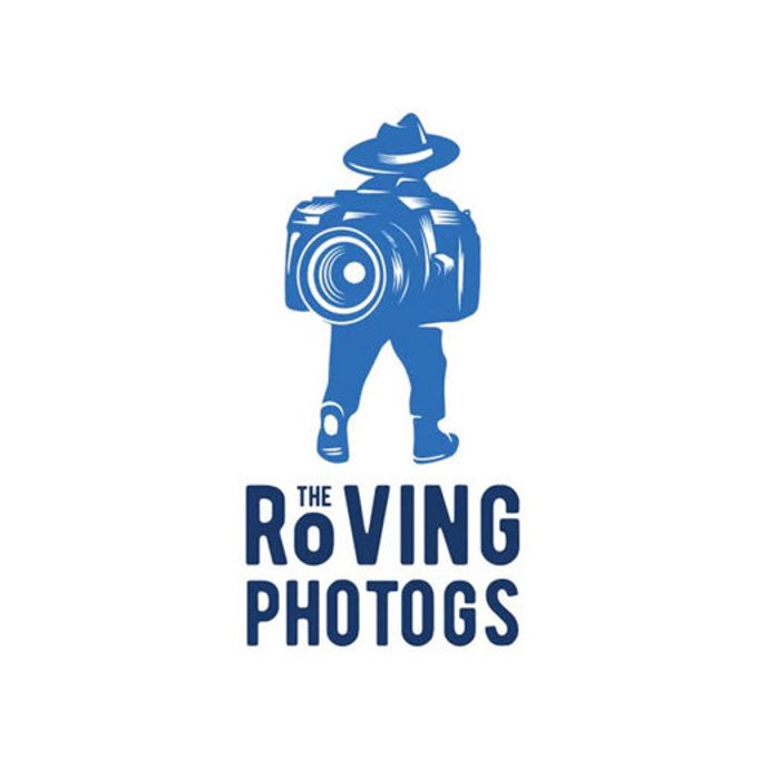 the roving photogs photography business logo