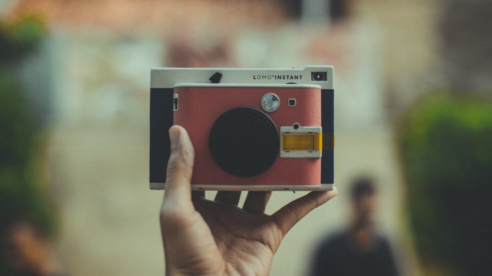 Photo of a Lomo instant camera