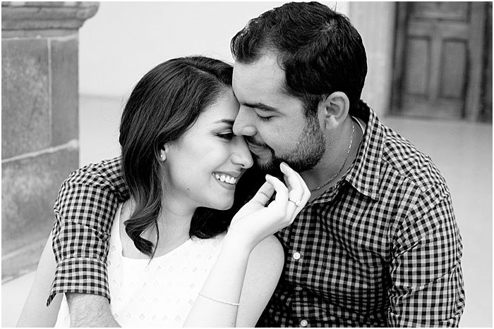 black and white romantic couple photo 