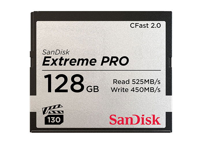 A Sandisk CFast card 