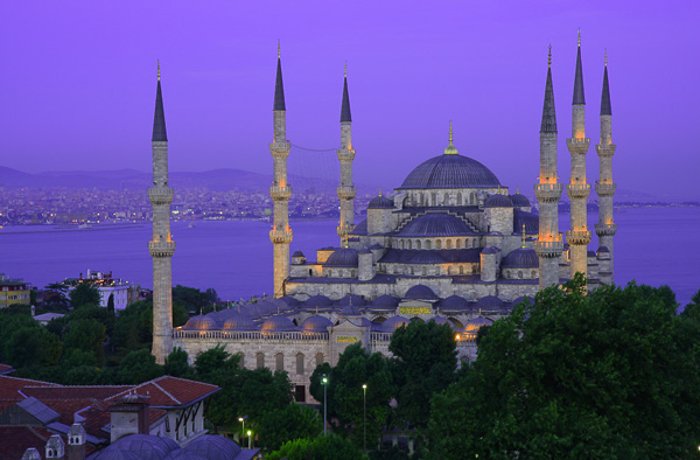 Photo of the Hagia Sophia Twilight color style