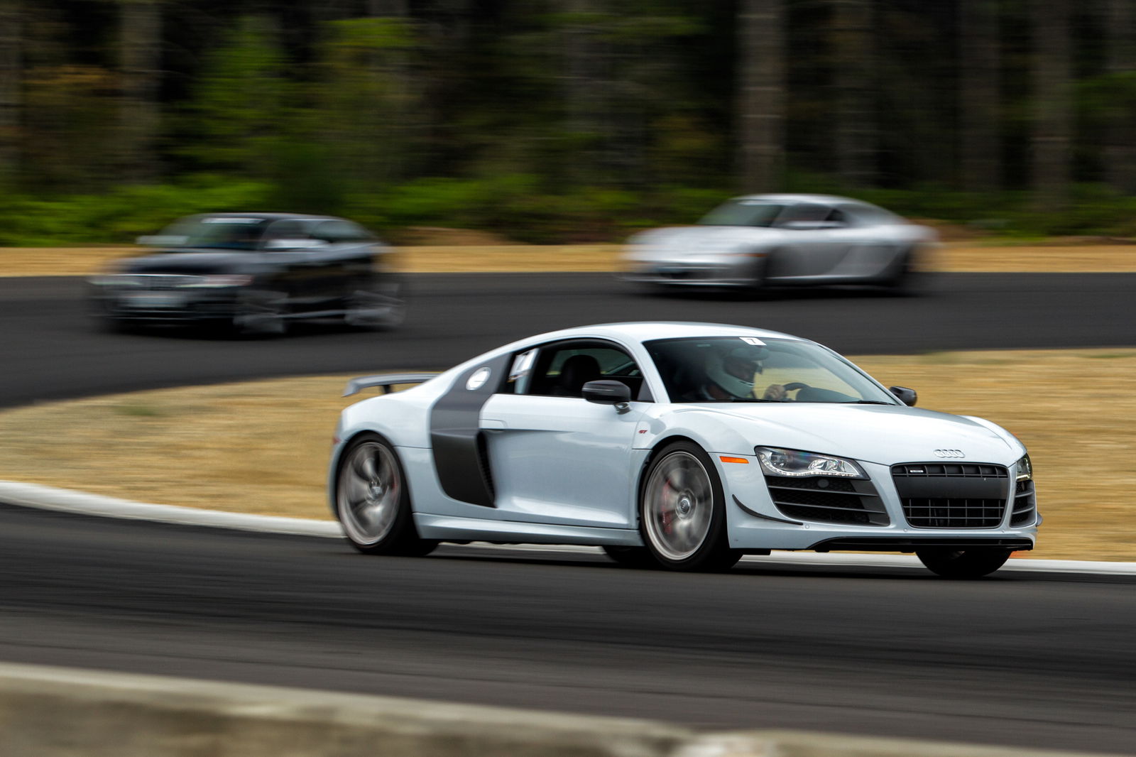 Photo of an Audi car on the road