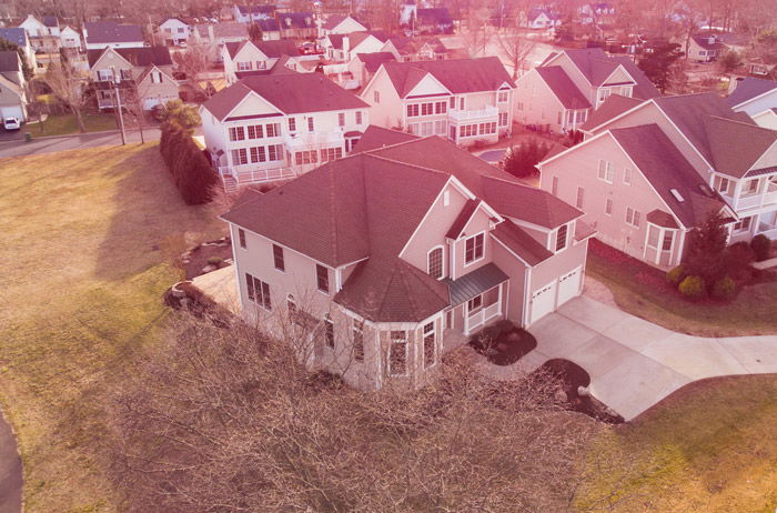 Residential best sale aerial photography