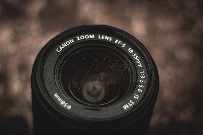 A Canon zoom lens 