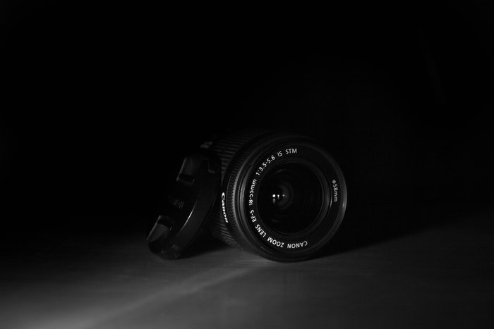 A Canon zoom lens 