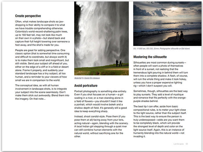 A screenshot of one of the pages from the Photo eBook