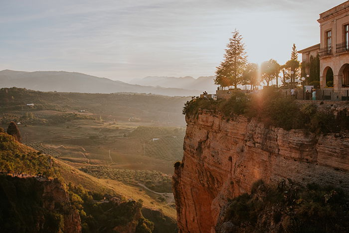 Beautiful landscape in golden hour.