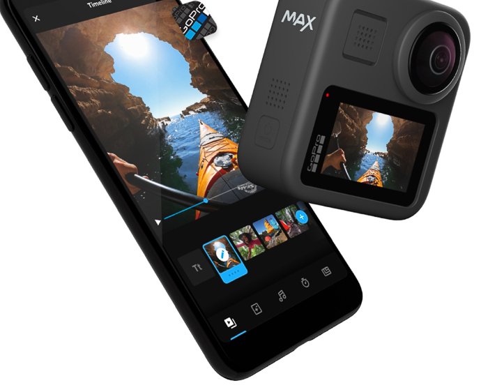 GoPro Max Action Camera and GoPro app