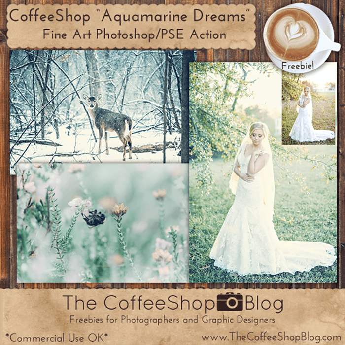 Aquamarine Dreams Photoshop Actions